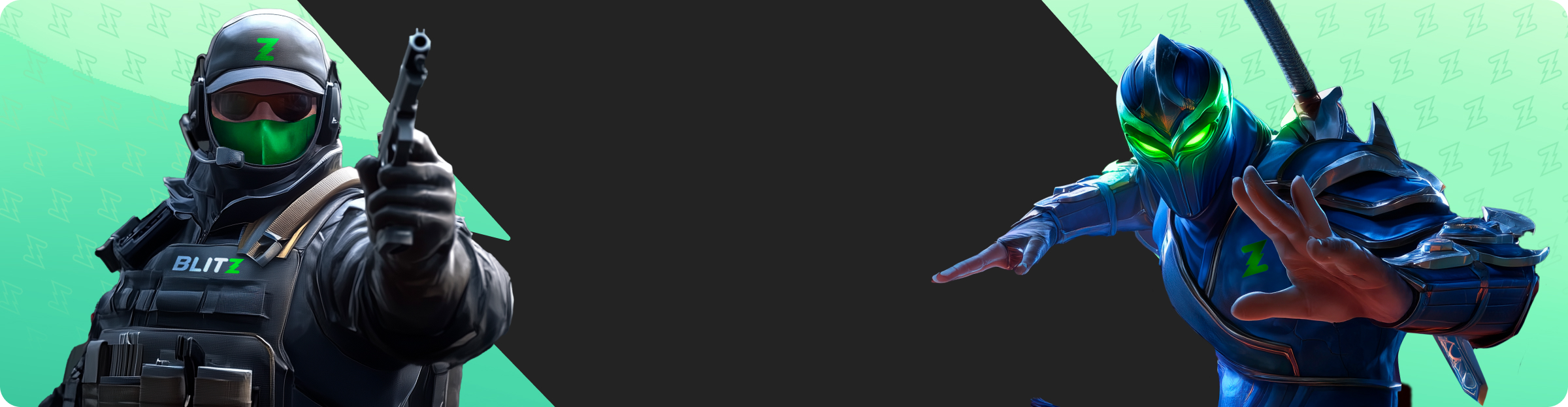 Promotional banner announcing the upcoming official Blitz app